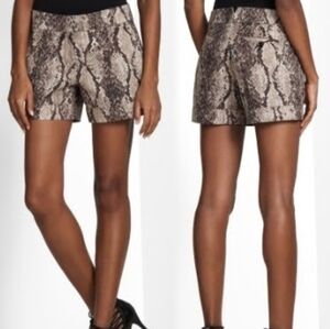 BCBGMaxAzria Animal Print Shorts - Tan Size 0